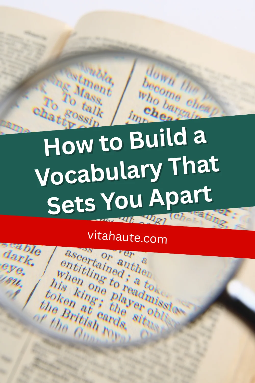 Person writing vocabulary words in a journal to improve vocabulary naturally