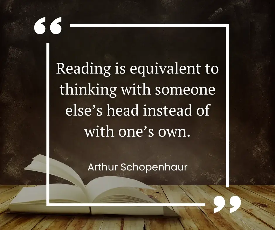 Quote on how reading opens the mind to new viewpoints and ways of thinking
