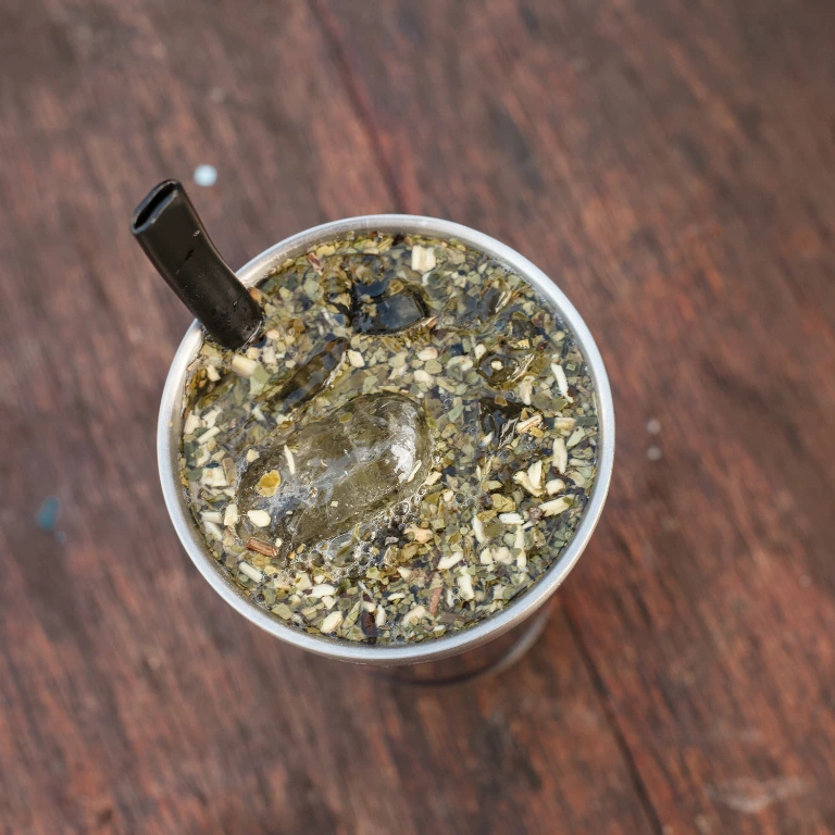 A cup of Paraguayan Tereré