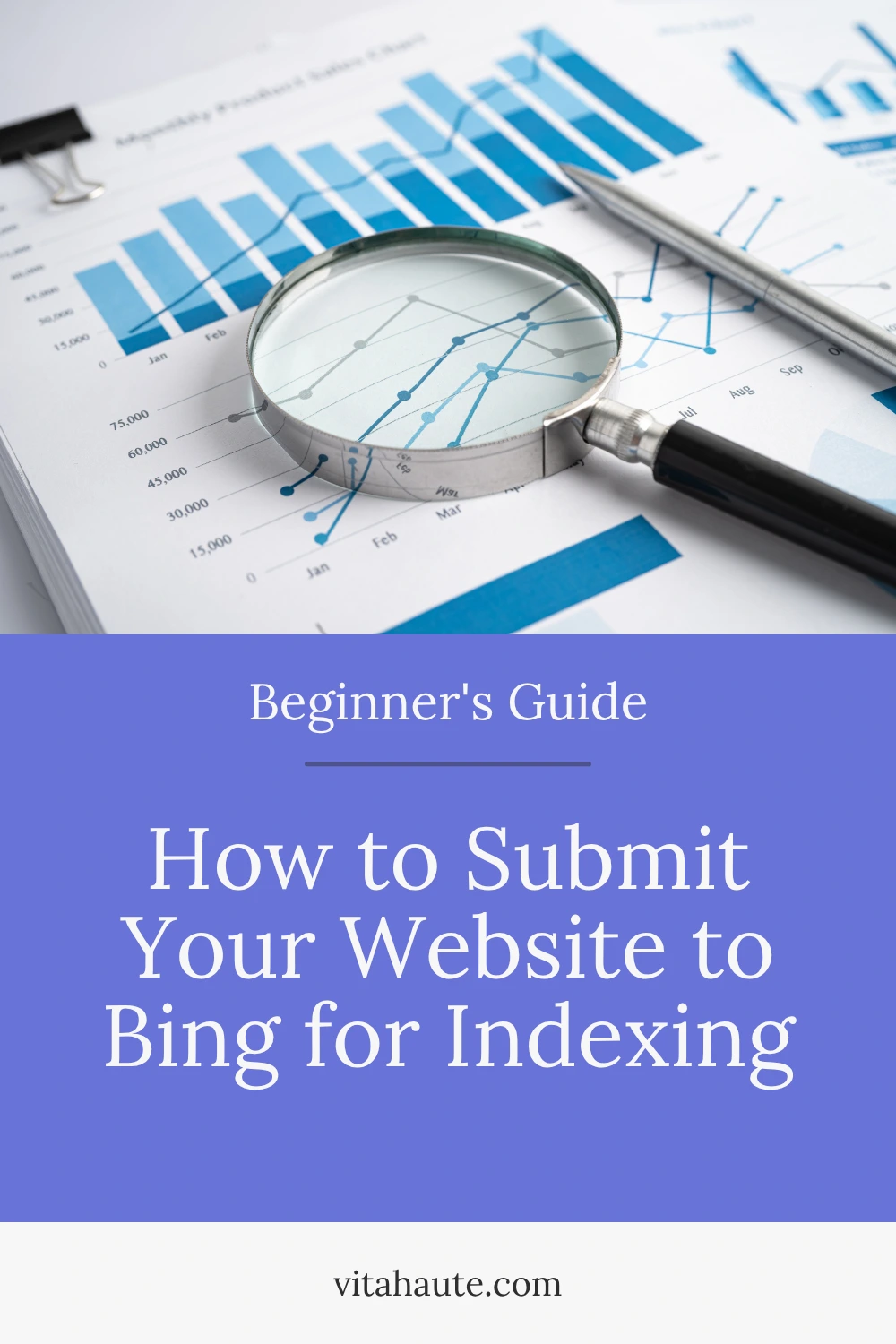 A Bing Webmaster Tools setup guide featured graphic for website submission tutorial