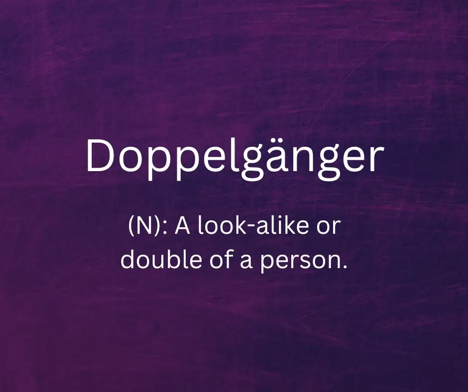 A striking encounter with a near-identical lookalike walking through city streets
