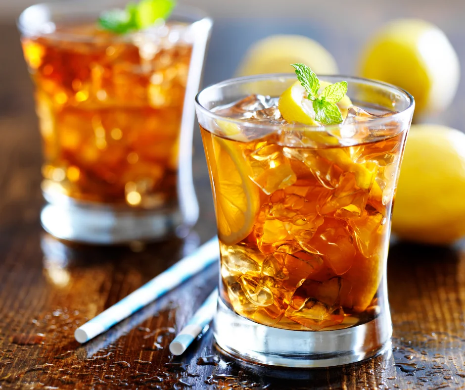 Creamy spiced Thai iced tea drink