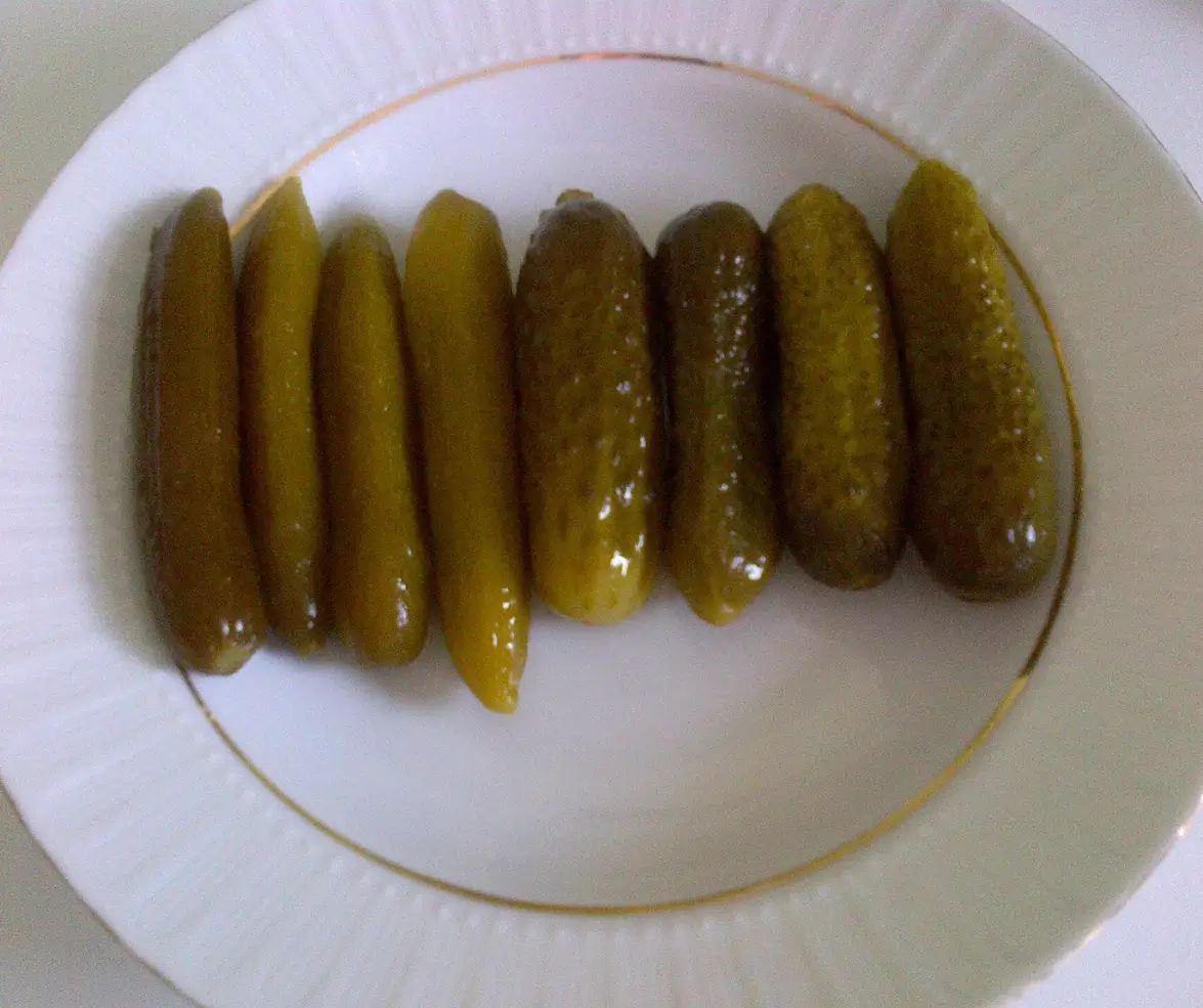 Turkish Turşu mixed pickles with cucumbers, carrots, peppers, and spices