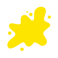 Yellow color swatch representing bright yellow