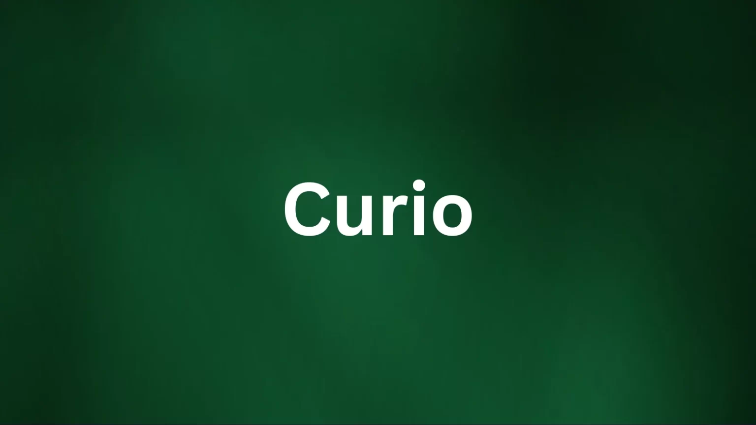 Curio rare English word