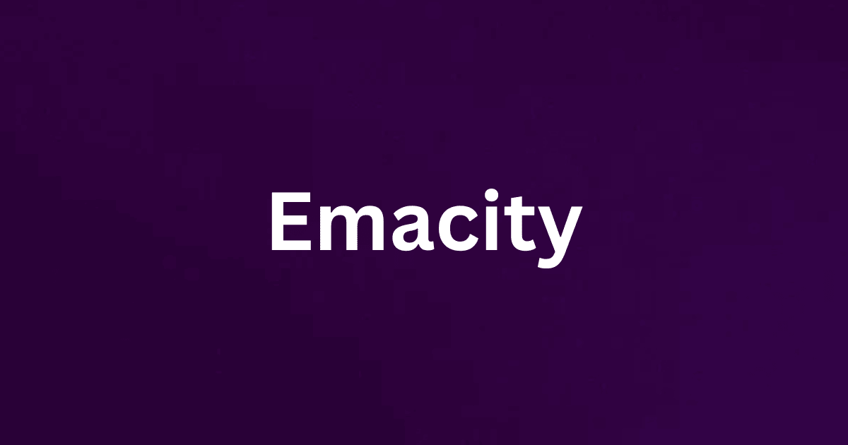 Emacity rare English word