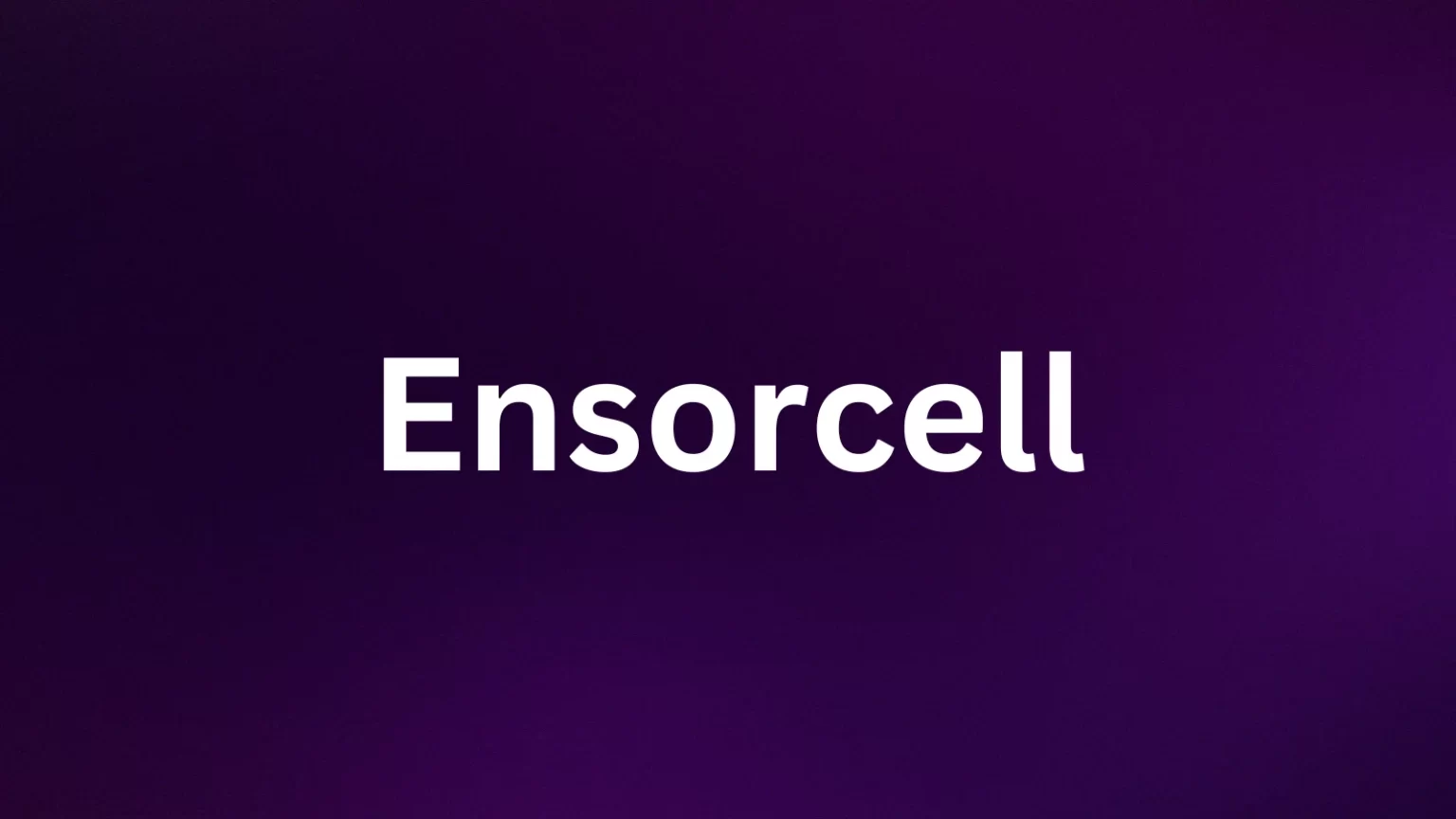 Ensorcell rare English word