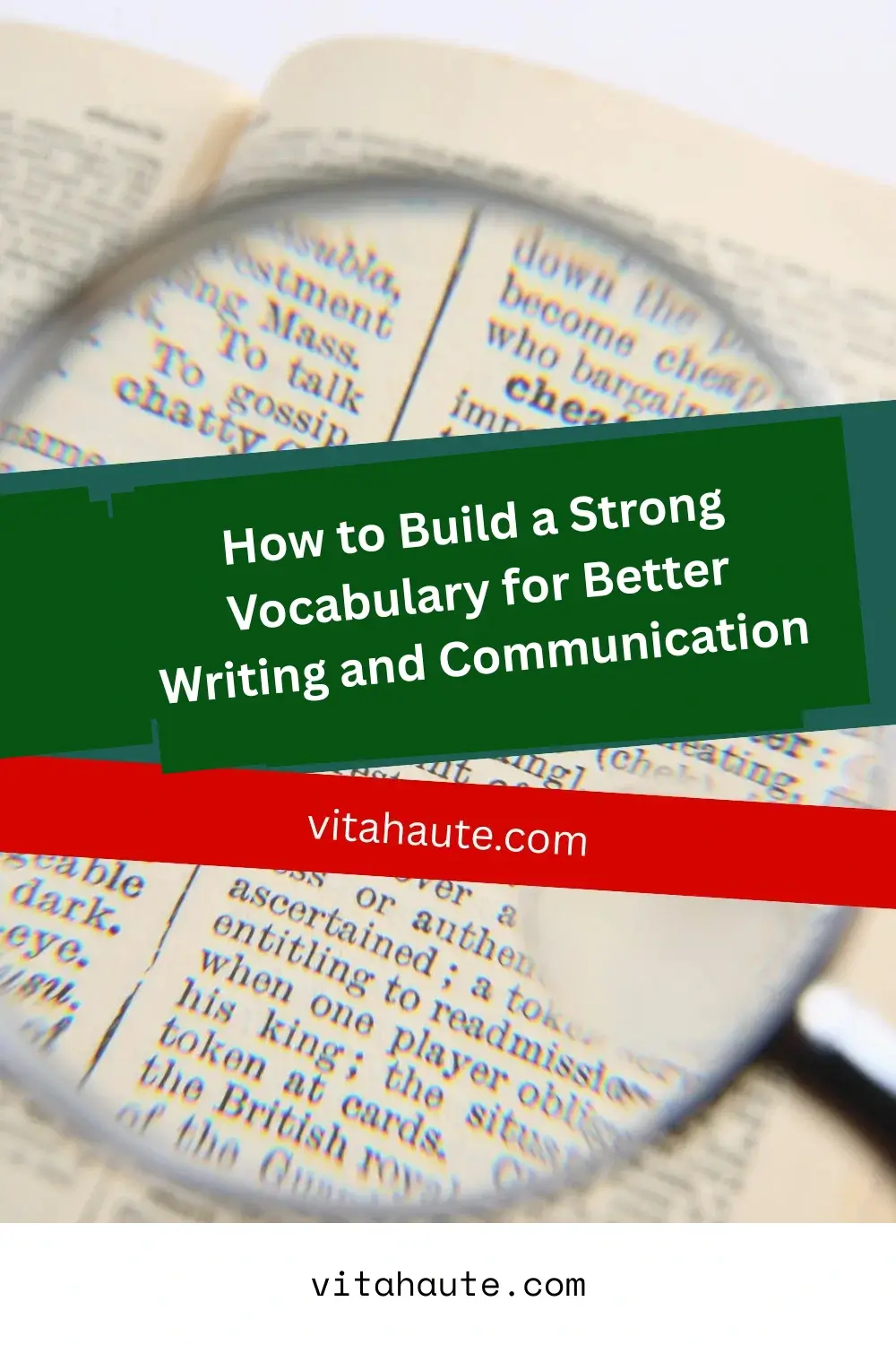 Person writing vocabulary words in a journal to improve vocabulary naturally
