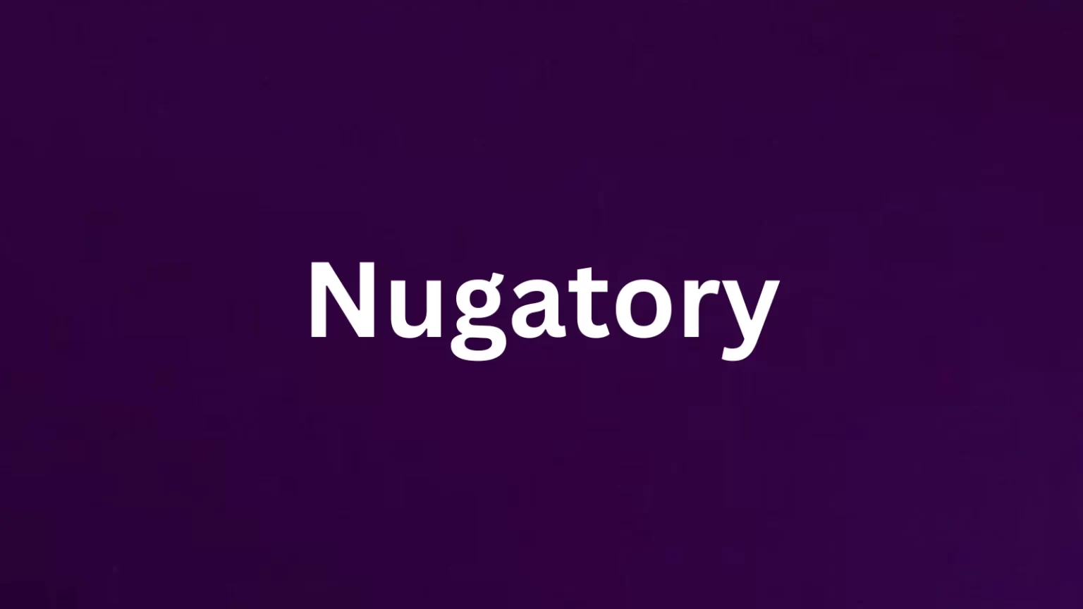 Nugatory rare English word