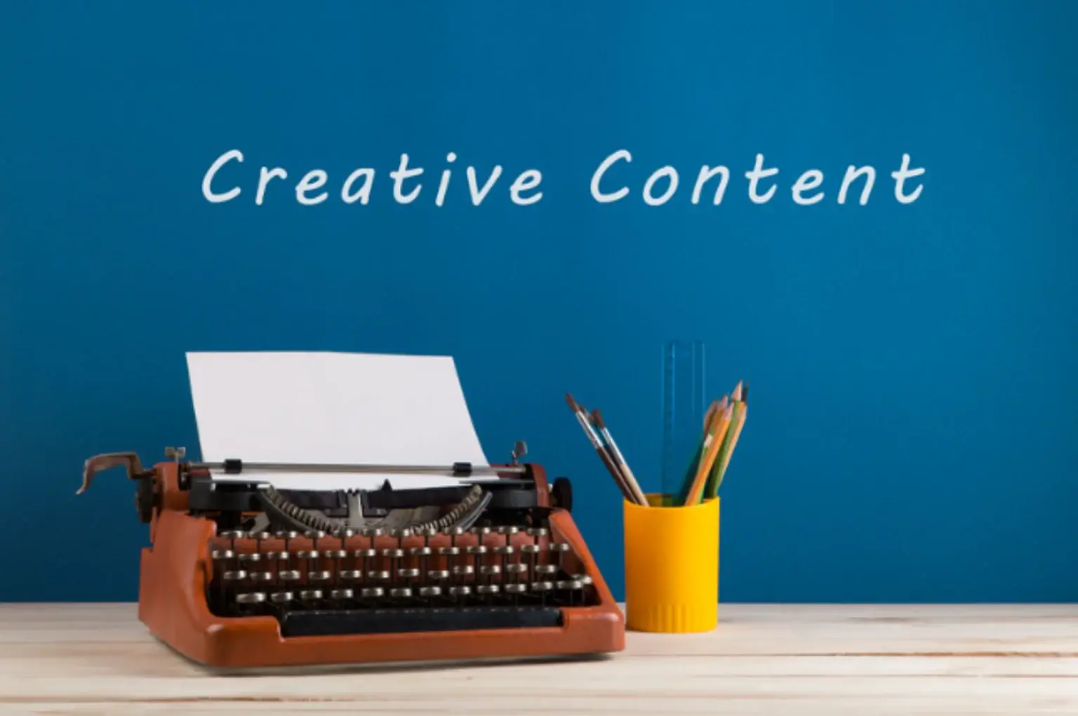 Writer using literary devices to create more engaging and impactful content