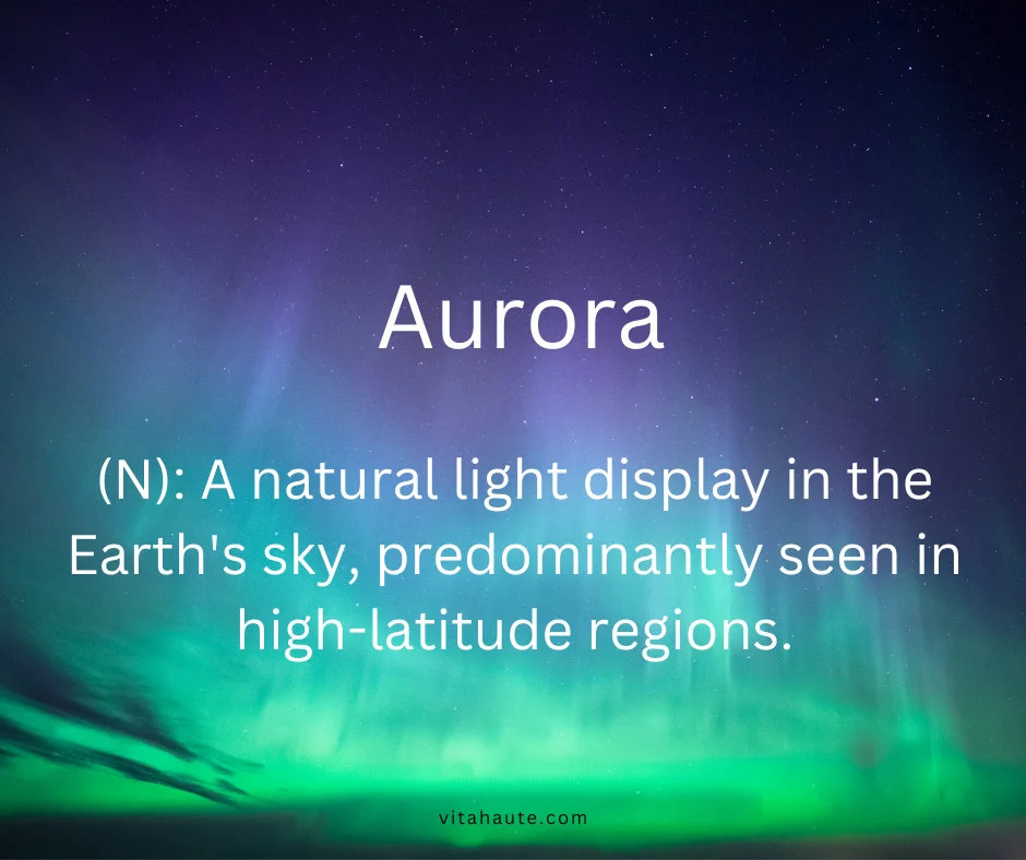 Colorful northern lights across the night sky