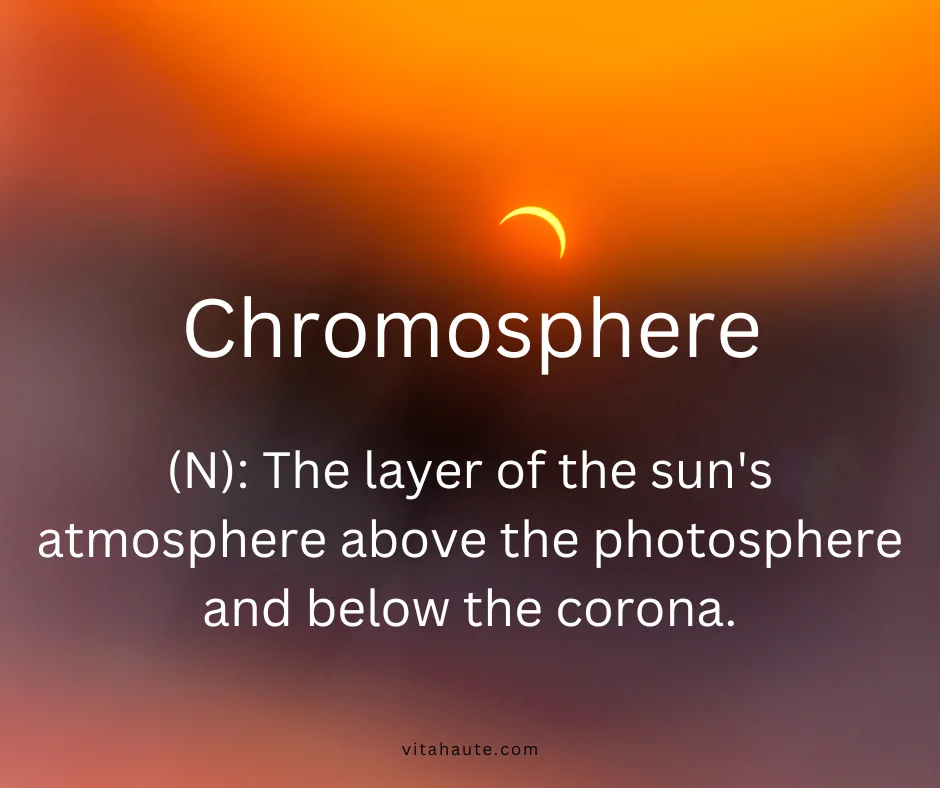 Image of the Sun's chromosphere