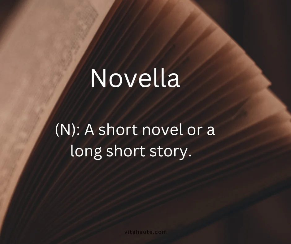 Writer working on a novella in a notebook