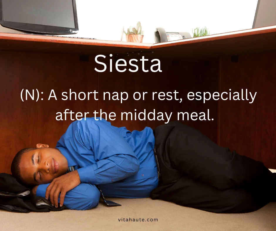 Person resting peacefully in the afternoon